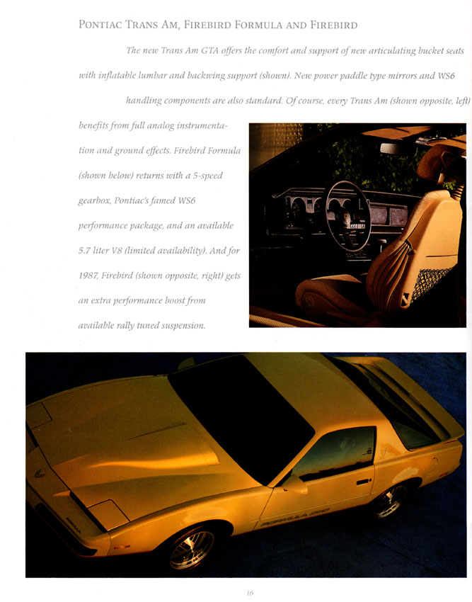 1987 Pontiac Brochure Page 18
